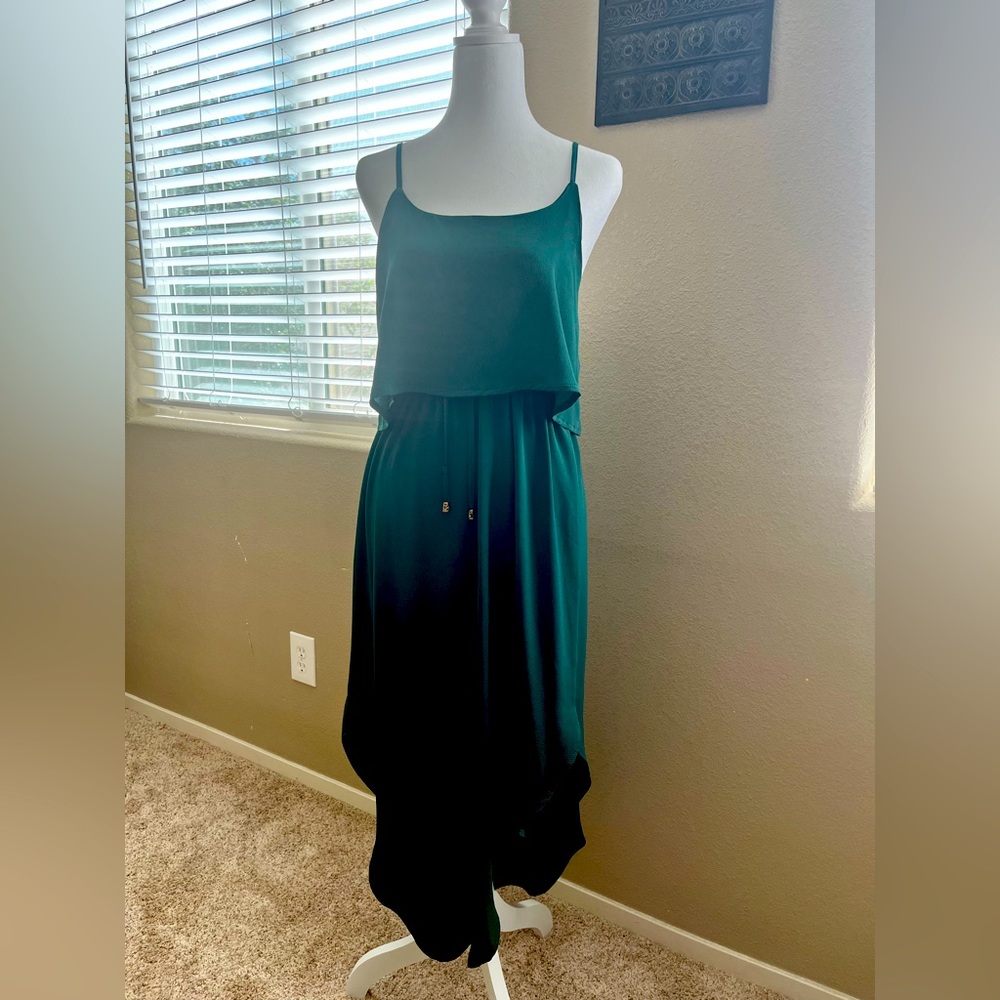 Nerlerolian Teal/Green Summer Dress. Size L